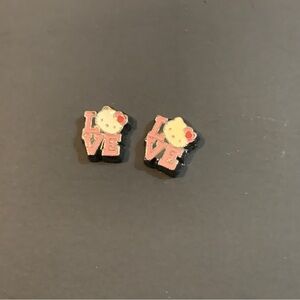 Floating locket charms - hello kitty love charm